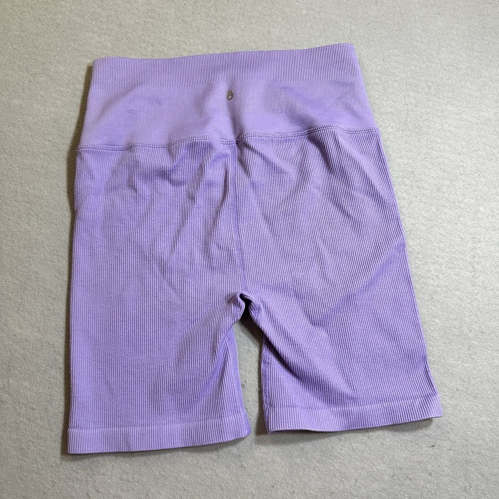 Spiritual Gangster Womens Shorts Size M/L Lilac Seamless Fitted Cycling Biker - Picture 5 of 7